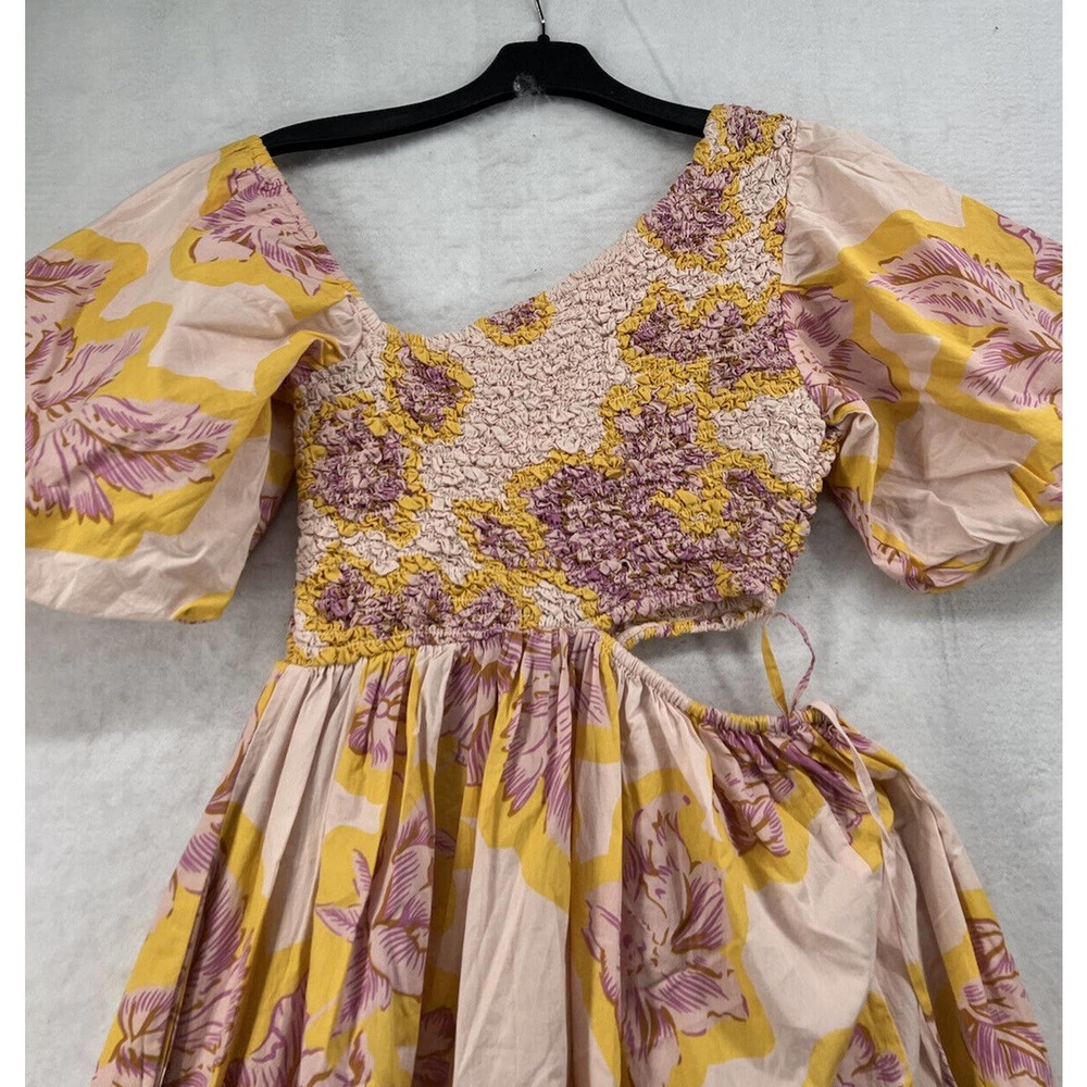 Free People Kalina Printed Midi Dress Size Xsmall - Picture 8 of 14